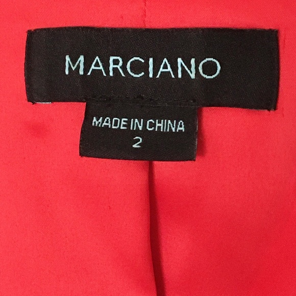 MARCIANO Bright Coral Bolero Blazer  NWOT - Picture 7 of 13